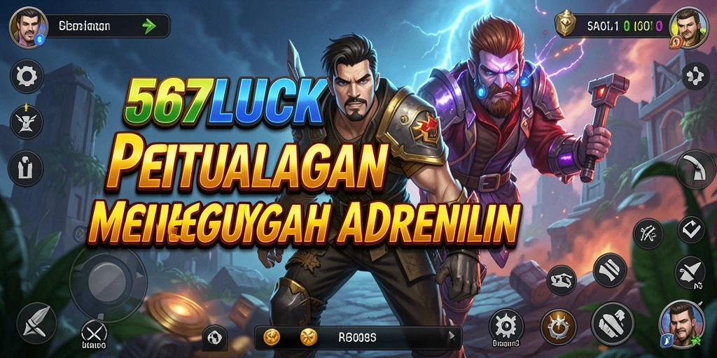 Tampilan gameplay 567LUCK yang penuh tantangan dan petualangan seru.