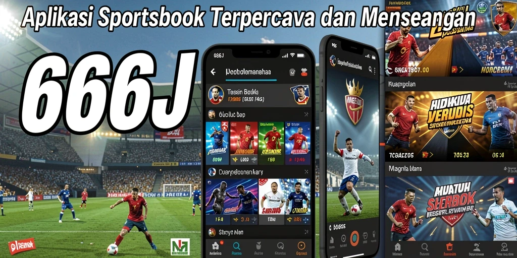 Tampilan menarik dari aplikasi Sportsbook 666J yang menampilkan berbagai opsi taruhan.