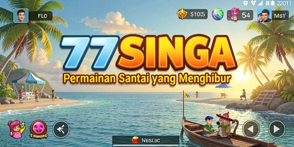 Screenshot gameplay 77SINGA dengan tampilan menawan.