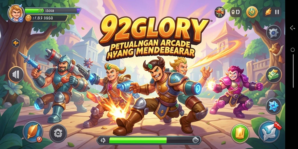 Tampilan gameplay menantang dari 92GLORY dengan grafis memukau.