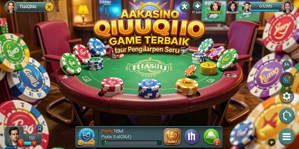 Tampilan permainan QiuQiu yang menarik di AAKASINO.