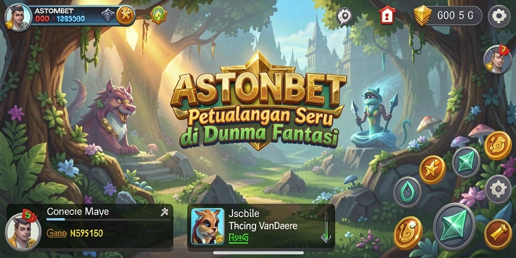 Tampilan gameplay <strong>ASTONBET</strong> yang memukau dengan aksi petualangan seru.