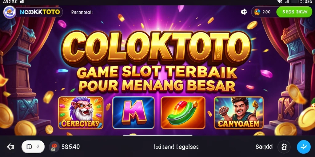 Tampilan gameplay Slot yang menarik dan penuh warna.