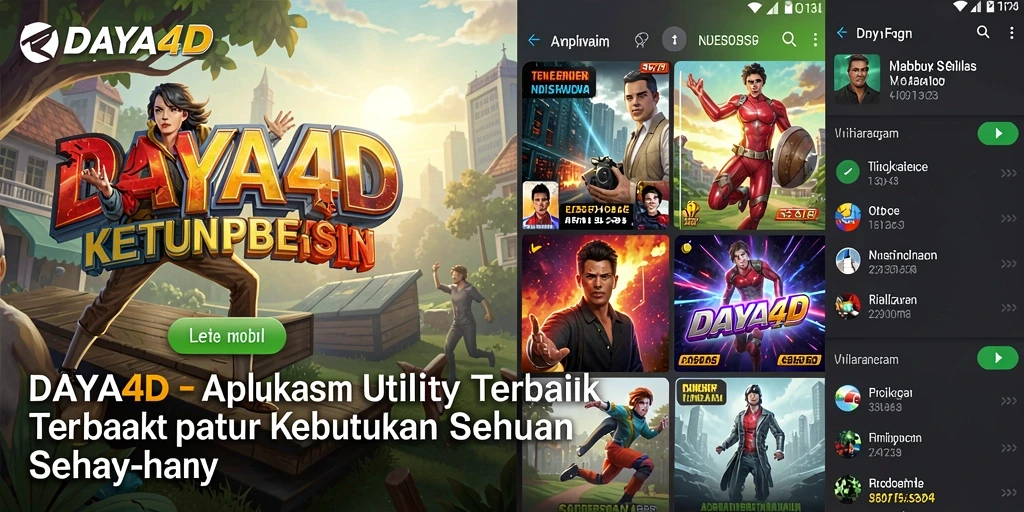 Tampilan antarmuka DAYA4D yang sederhana dan fungsional.