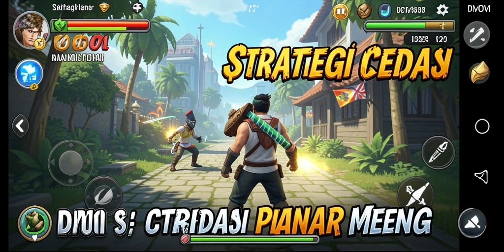 Tampilan gameplay DYO1 yang dinamis dan menantang.