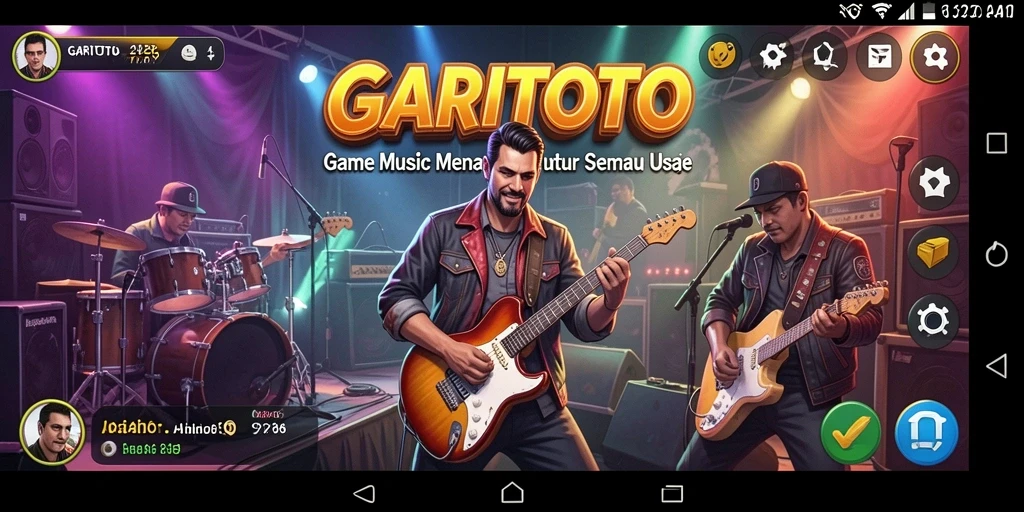 Screenshot GARITOTO menampilkan gameplay seru dengan musik yang menawan.