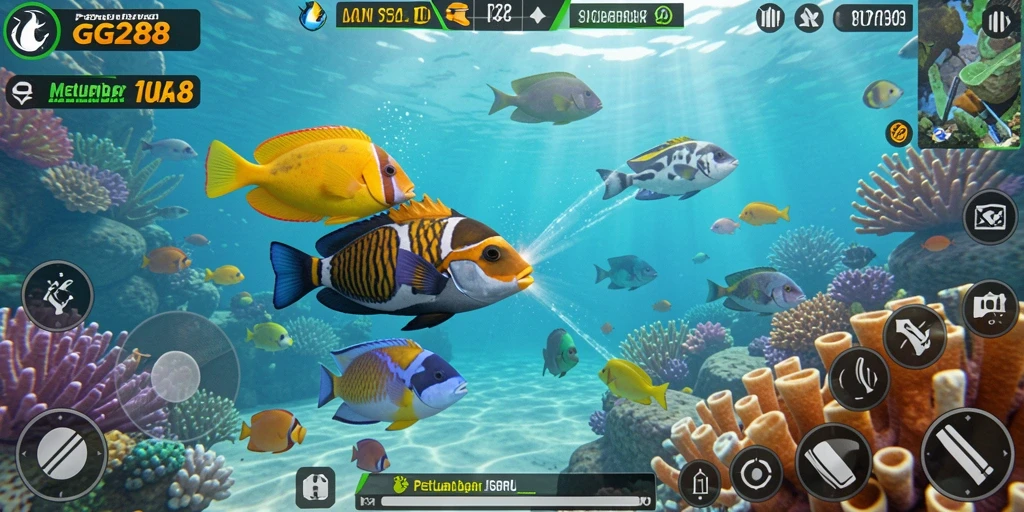 Tampilan menarik dari gameplay GG288 yang colorful dan dinamis.