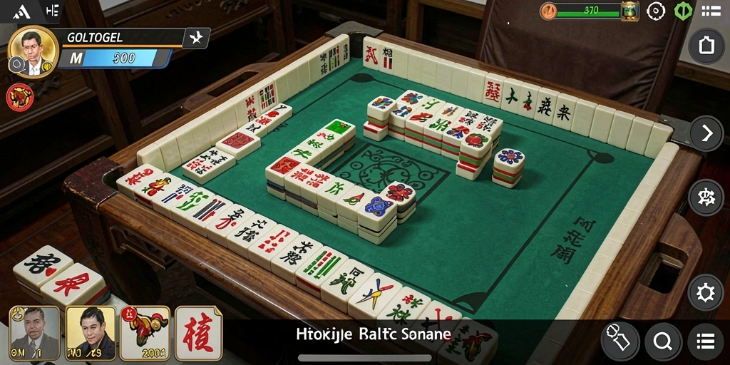 Tampilan menarik dari gameplay Mahjong GOLTOGEL yang seru.