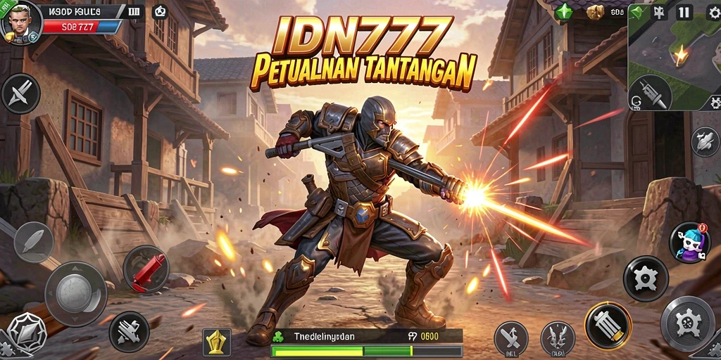 Tampilan gameplay seru dari IDN777 yang penuh aksi.