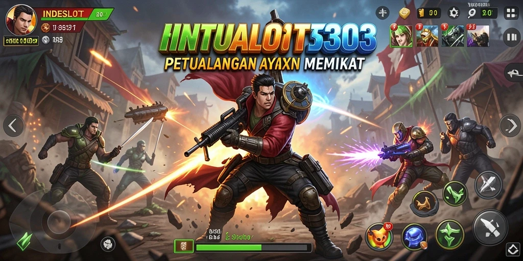 Tampilan aksi seru dari gameplay INDESLOT303 yang menegangkan.