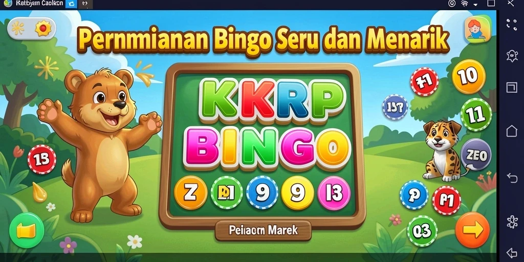 Tampilan gameplay Bingo yang menarik di KKRP.