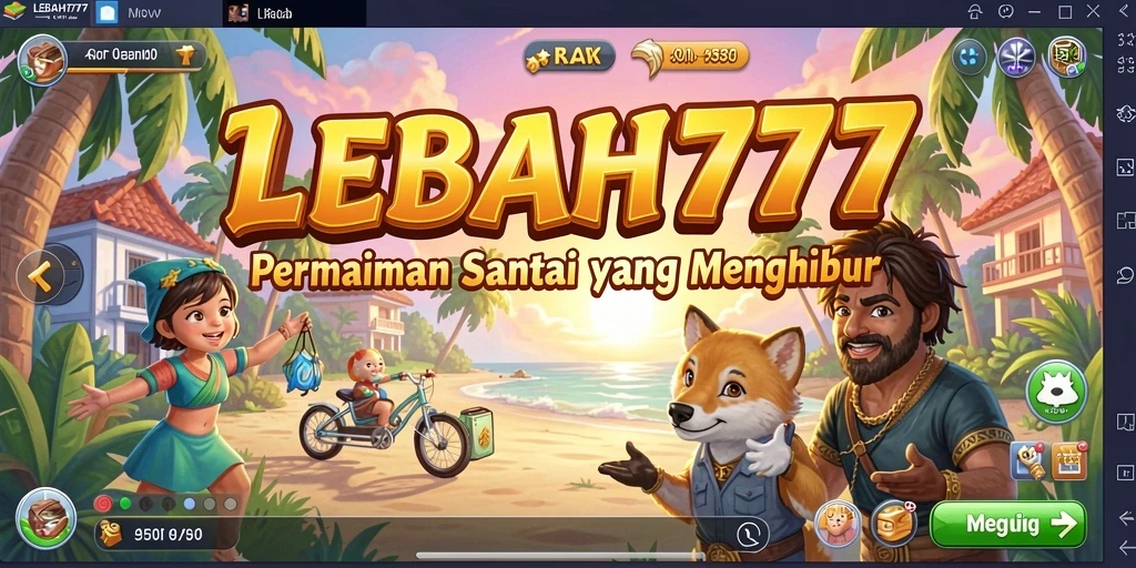 Screenshot utama menampilkan gameplay LEBAH777 yang berwarna dan menghibur.