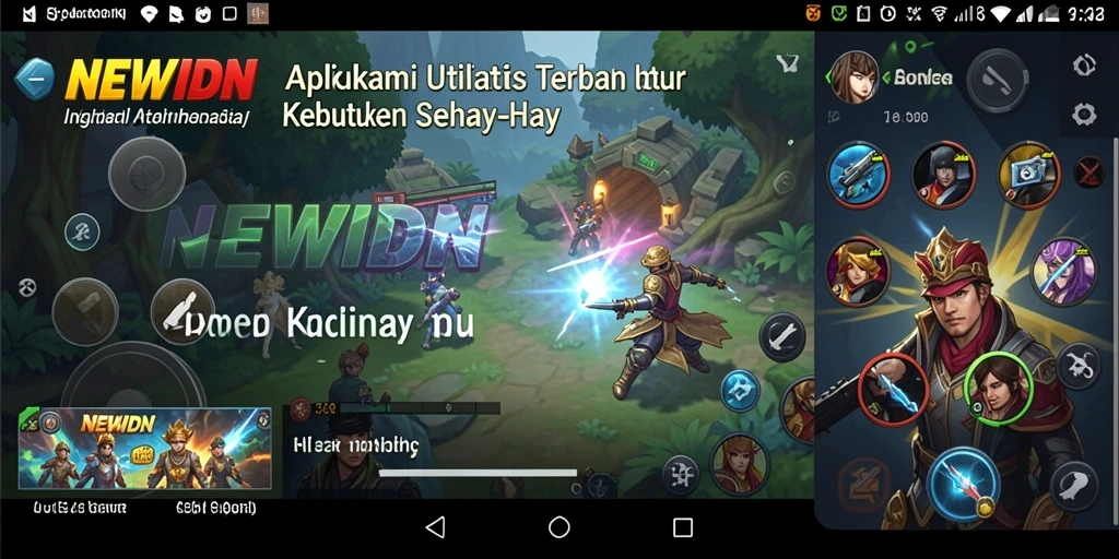 Tampilan antarmuka aplikasi NEWIDN yang intuitif dan mudah digunakan.