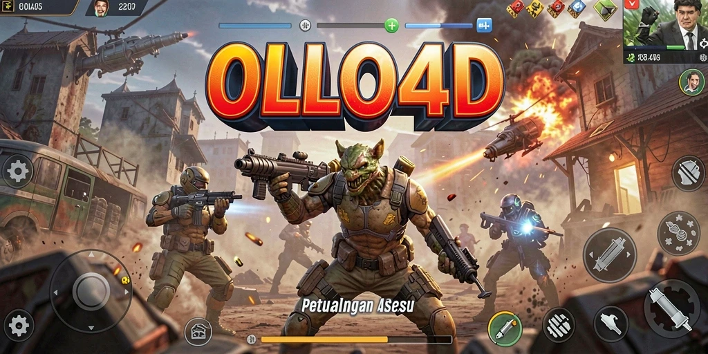 Tampilan gameplay menegangkan dengan aksi cepat dan seru.