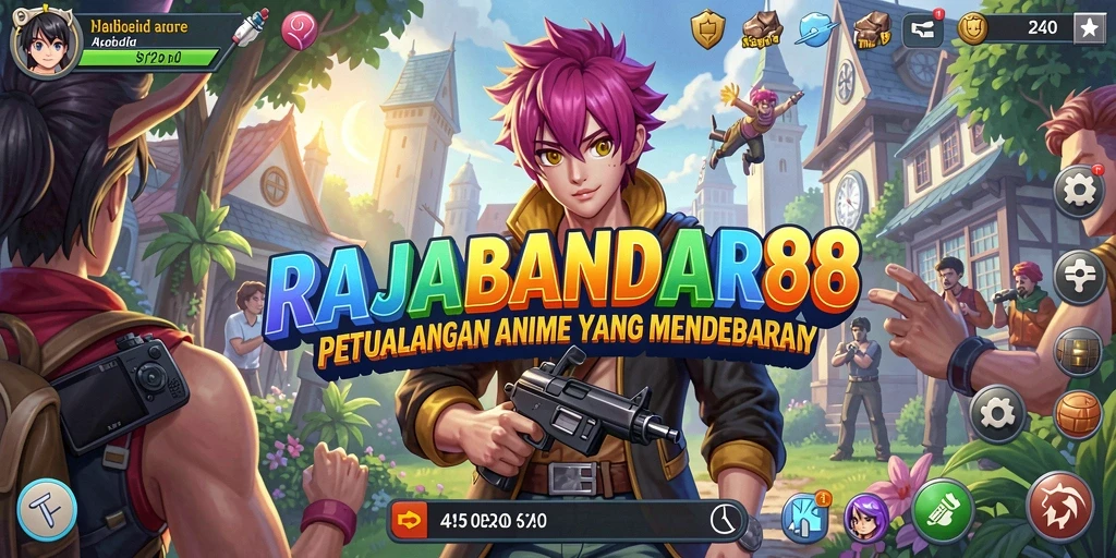 Tampilan menakjubkan dari karakter dan dunia dalam RAJABANDAR88.