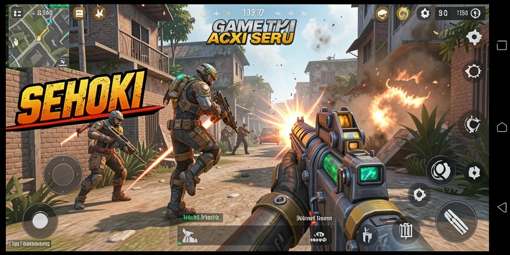 Gameplay SEHOKI yang mendebarkan dan grafis memukau.