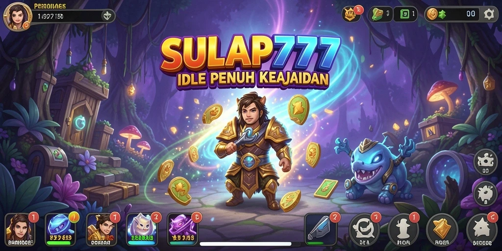 Tampilan gameplay SULAP777 yang menarik dan mendebarkan dalam mode Idle.