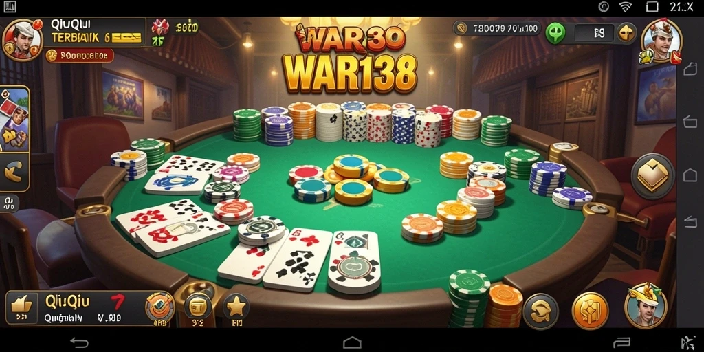 Tampilan gameplay QiuQiu yang menarik di WAR138.
